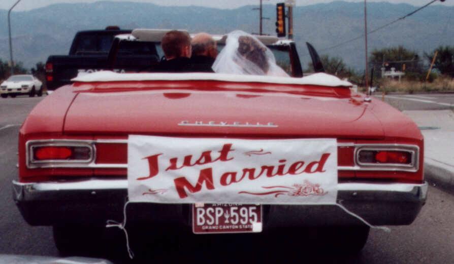 John and Holly DeLalla just married in Tucson, Arizona. July 7, 2001