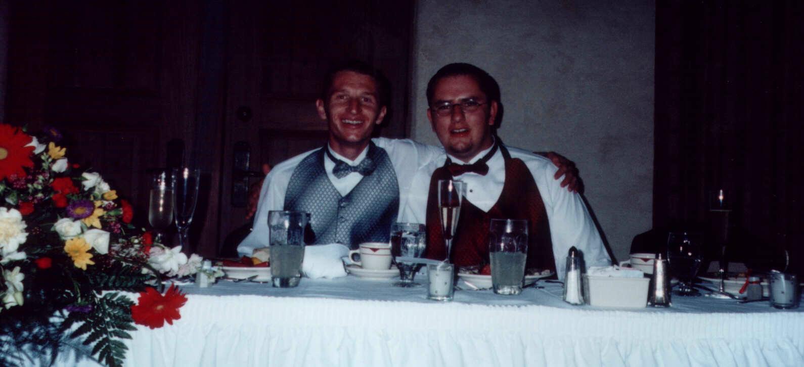 John & Jeremy (the best man)