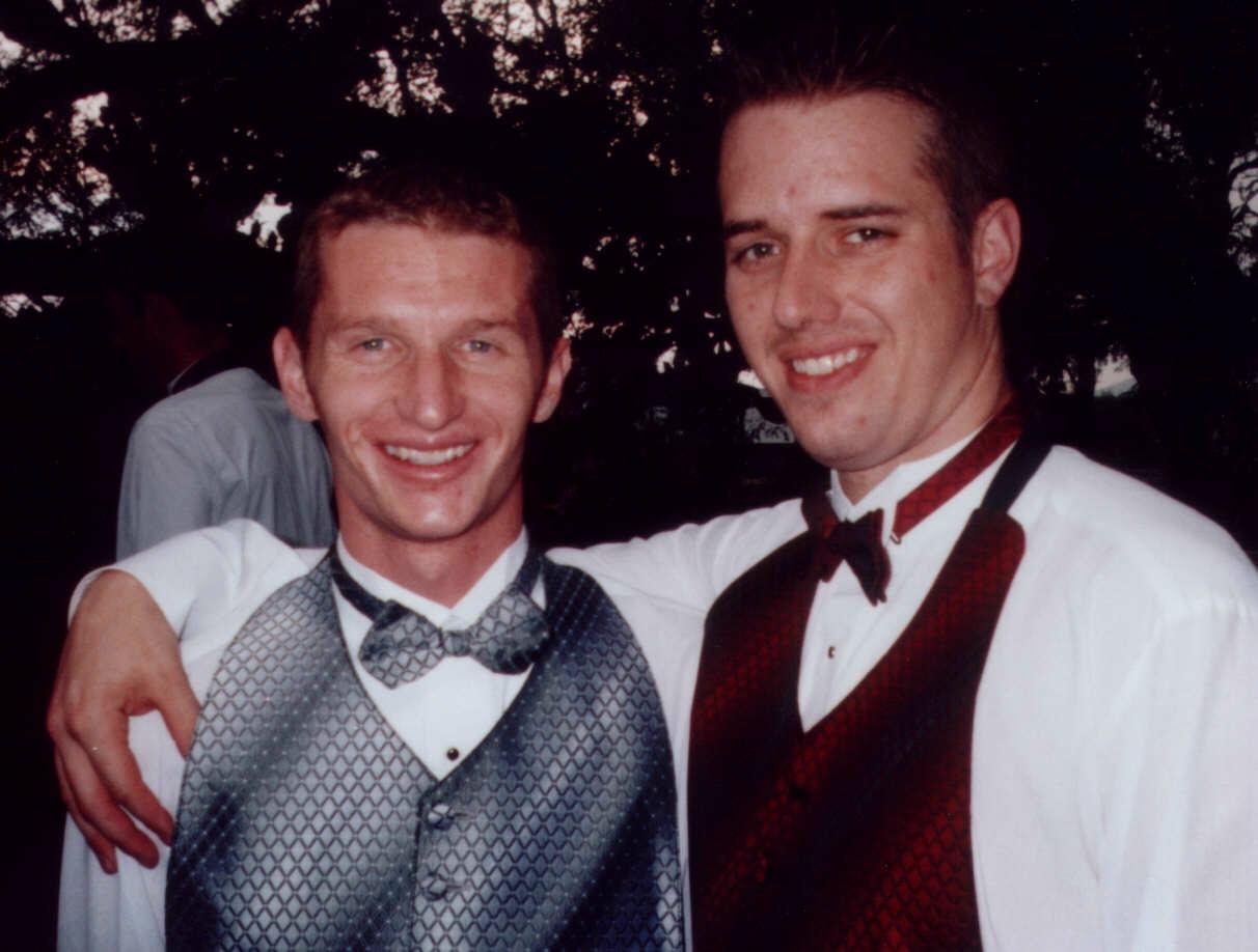John DeLalla (newly married) and me (the groomsman)